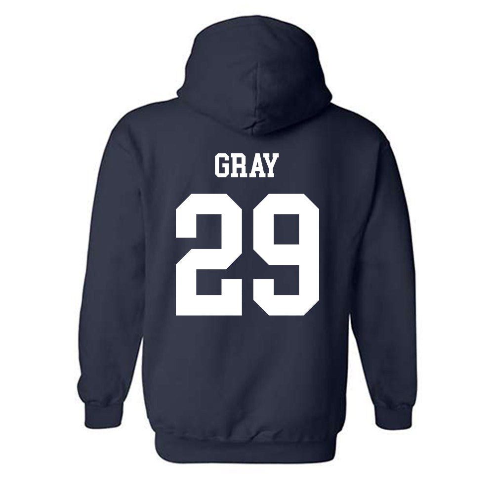 Notre Dame - NCAA Football : Christian Gray - Classic Shersey Hooded Sweatshirt-1