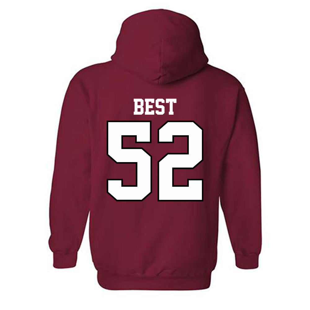 Oklahoma - NCAA Football : Noah Best - Classic Shersey Hooded Sweatshirt-1
