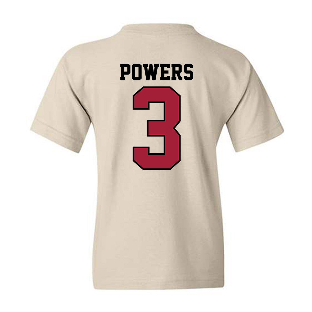Oklahoma - NCAA Football : Reggie Powers - Classic Shersey Youth T-Shirt-1