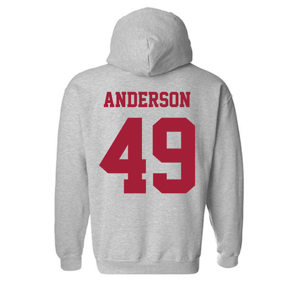 Oklahoma - NCAA Football : Ben Anderson - Classic Shersey Hooded Sweatshirt-1