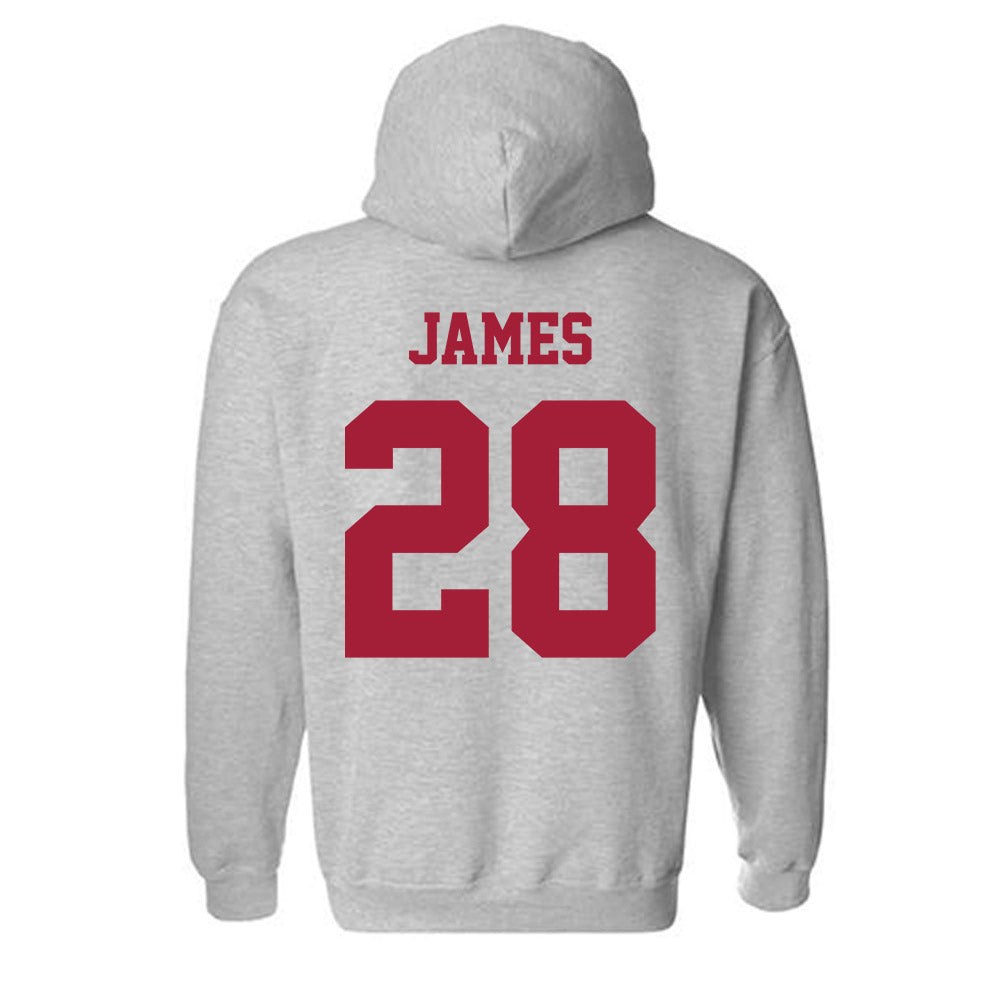 Oklahoma - NCAA Football : Marcus James - Classic Shersey Hooded Sweatshirt-1
