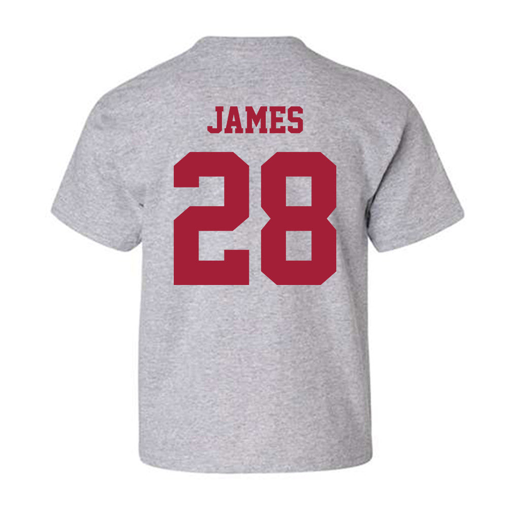 Oklahoma - NCAA Football : Marcus James - Classic Shersey Youth T-Shirt-1