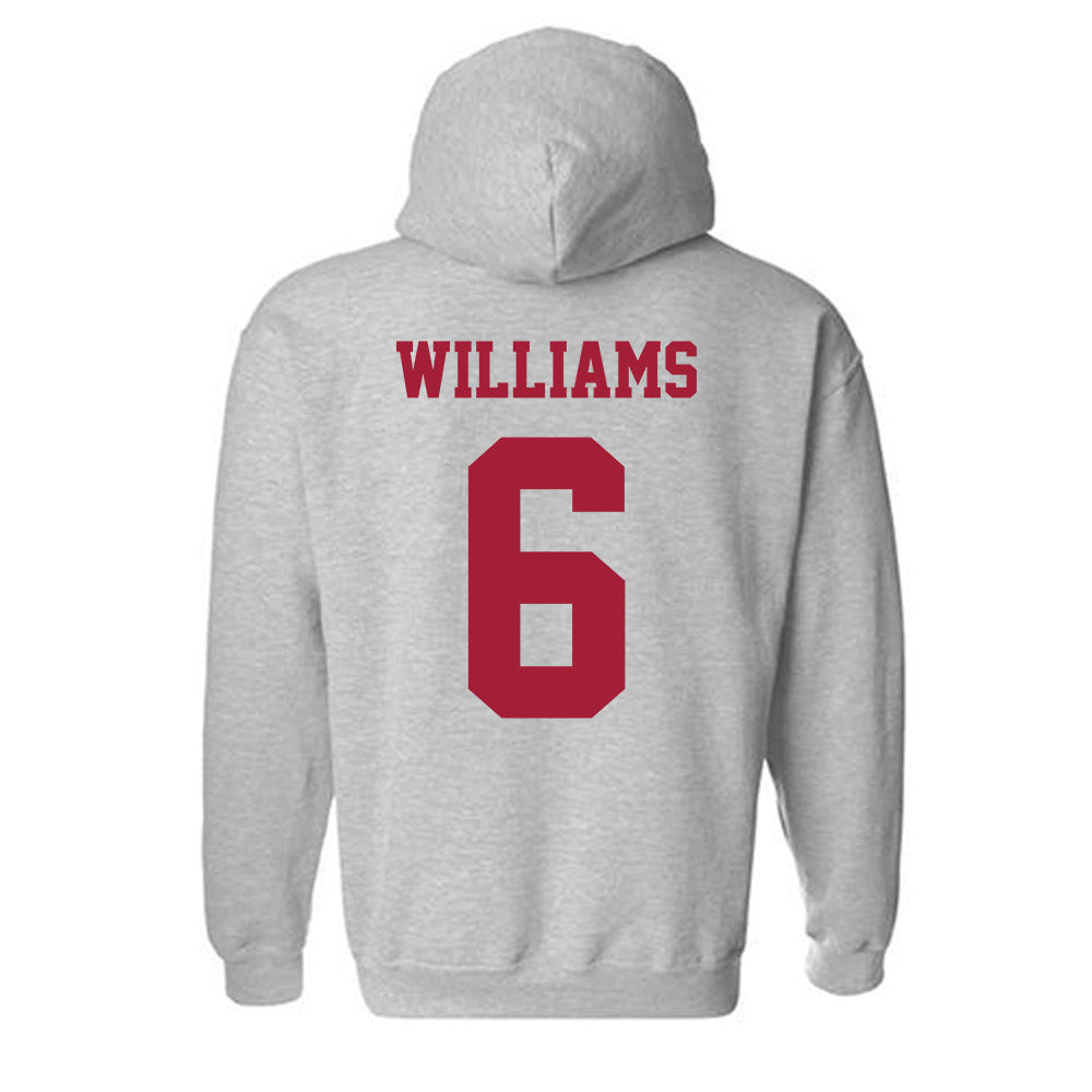 Oklahoma - NCAA Women's Basketball : Sahara Williams - Classic Shersey Hooded Sweatshirt-1