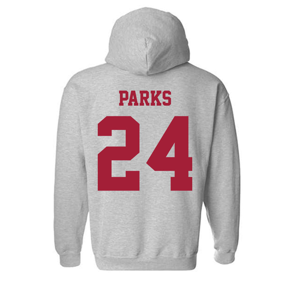 Oklahoma - NCAA Women's Basketball : Keeley Parks - Classic Shersey Hooded Sweatshirt-1