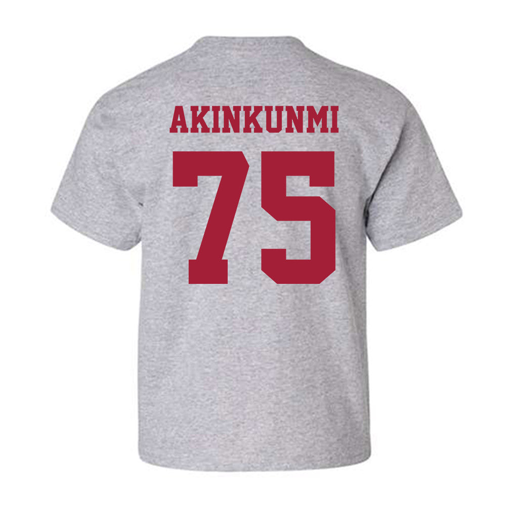 Oklahoma - NCAA Football : Daniel Akinkunmi - Classic Shersey Youth T-Shirt-1