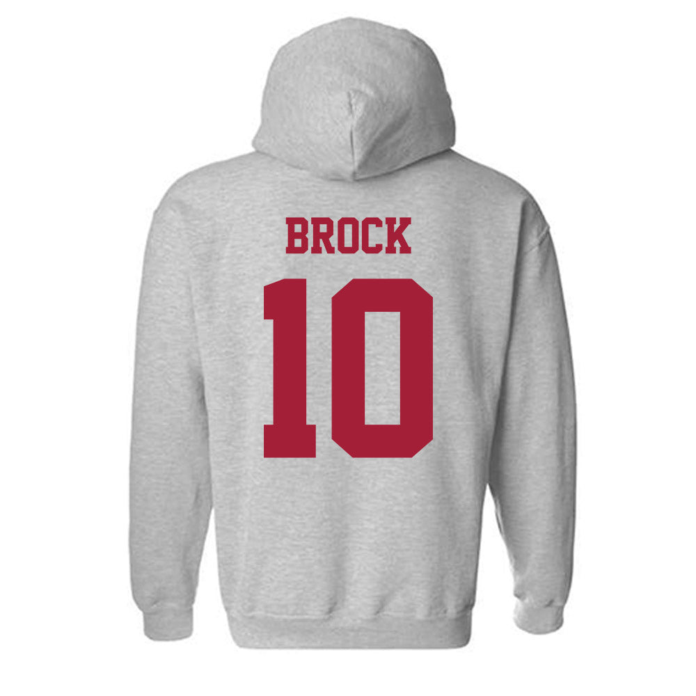 Oklahoma - NCAA Baseball : Brendan Brock - Classic Shersey Hooded Sweatshirt-1