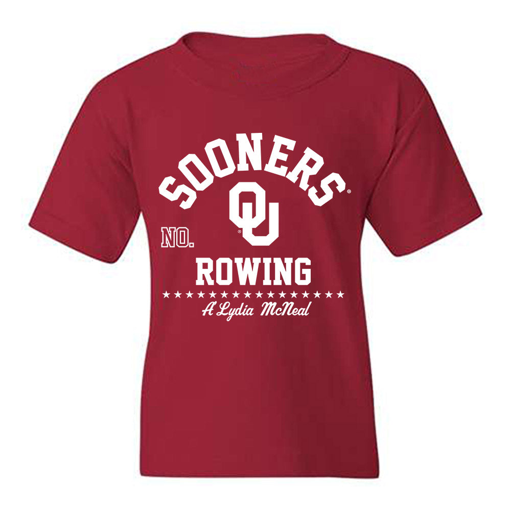 Oklahoma - NCAA Women's Rowing : A'Lydia McNeal - Classic Fashion Shersey Youth T-Shirt-0