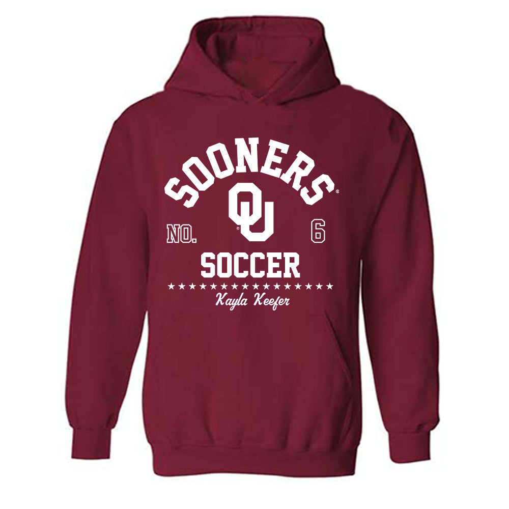 Oklahoma - NCAA Women's Soccer : Kayla Keefer - Classic Fashion Shersey Hooded Sweatshirt-0