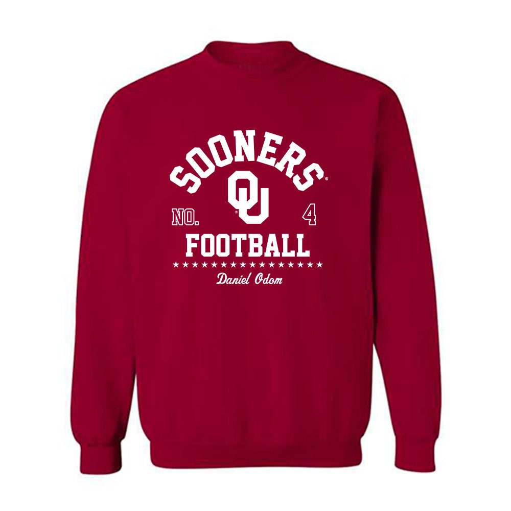 Oklahoma - NCAA Football : Daniel Odom - Classic Fashion Shersey Crewneck Sweatshirt-0