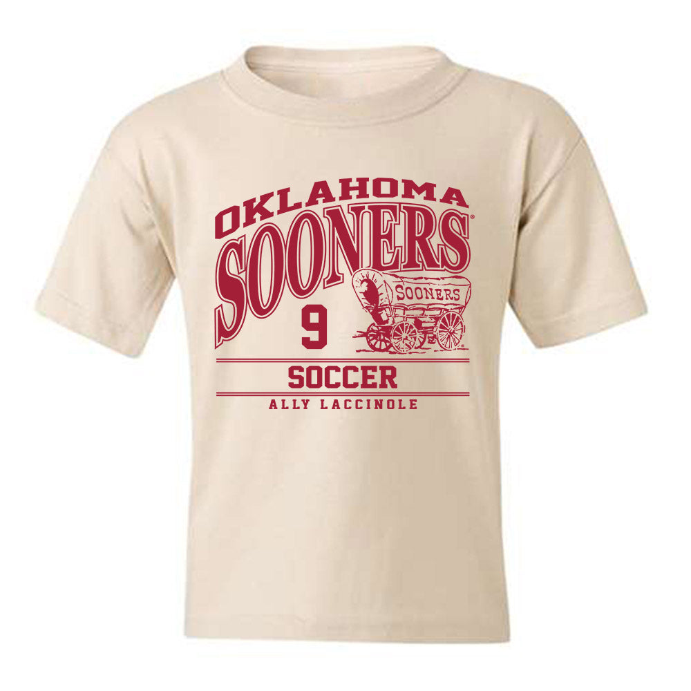 Oklahoma - NCAA Women's Soccer : Ally Laccinole - Classic Fashion Shersey Youth T-Shirt-0