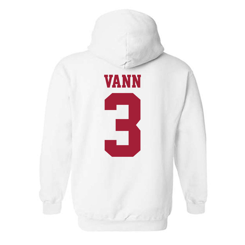 Oklahoma - NCAA Women's Basketball : Zya Vann - Sports Shersey Hooded Sweatshirt-1