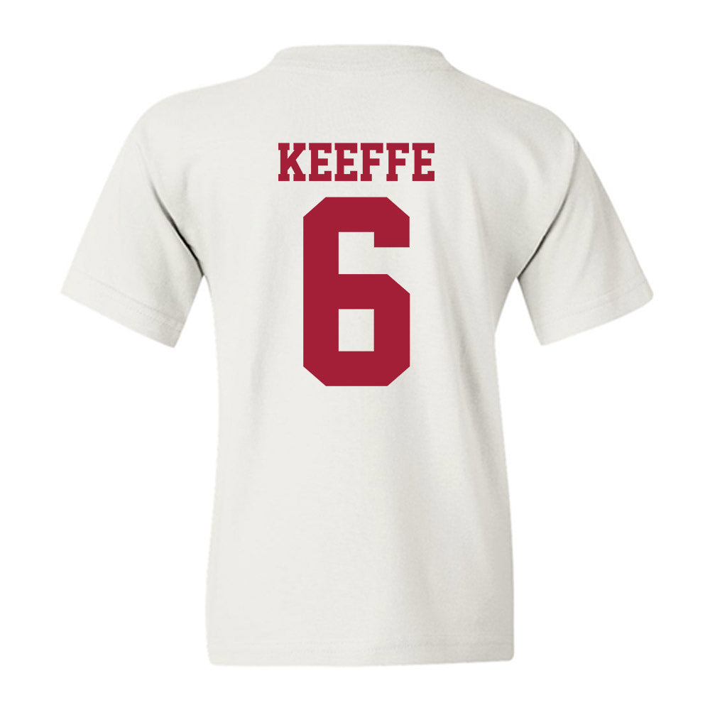 Oklahoma - NCAA Men's Basketball : Finley Keeffe - Sports Shersey Youth T-Shirt-1
