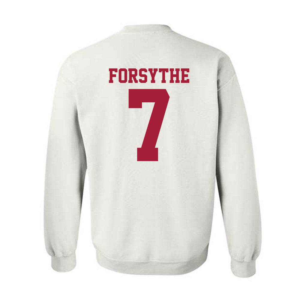 Oklahoma - NCAA Men's Basketball : Dayton Forsythe - Sports Shersey Crewneck Sweatshirt-1