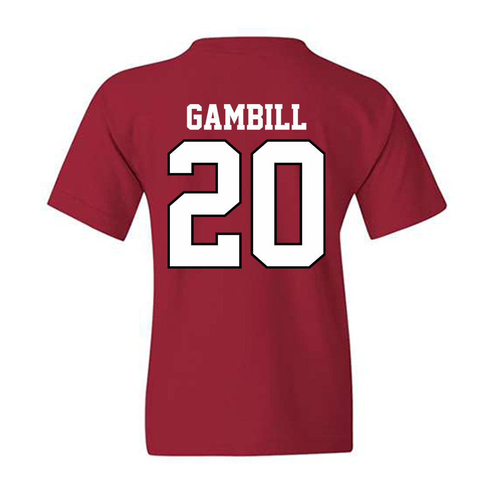 Oklahoma - NCAA Baseball : Trey Gambill - Sports Shersey Youth T-Shirt-1