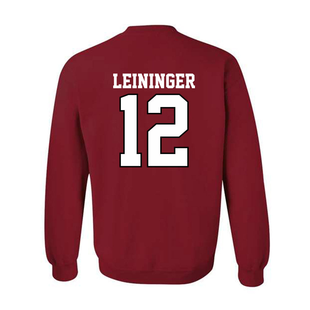 Oklahoma - NCAA Baseball : Ryley Leininger - Sports Shersey Crewneck Sweatshirt-1