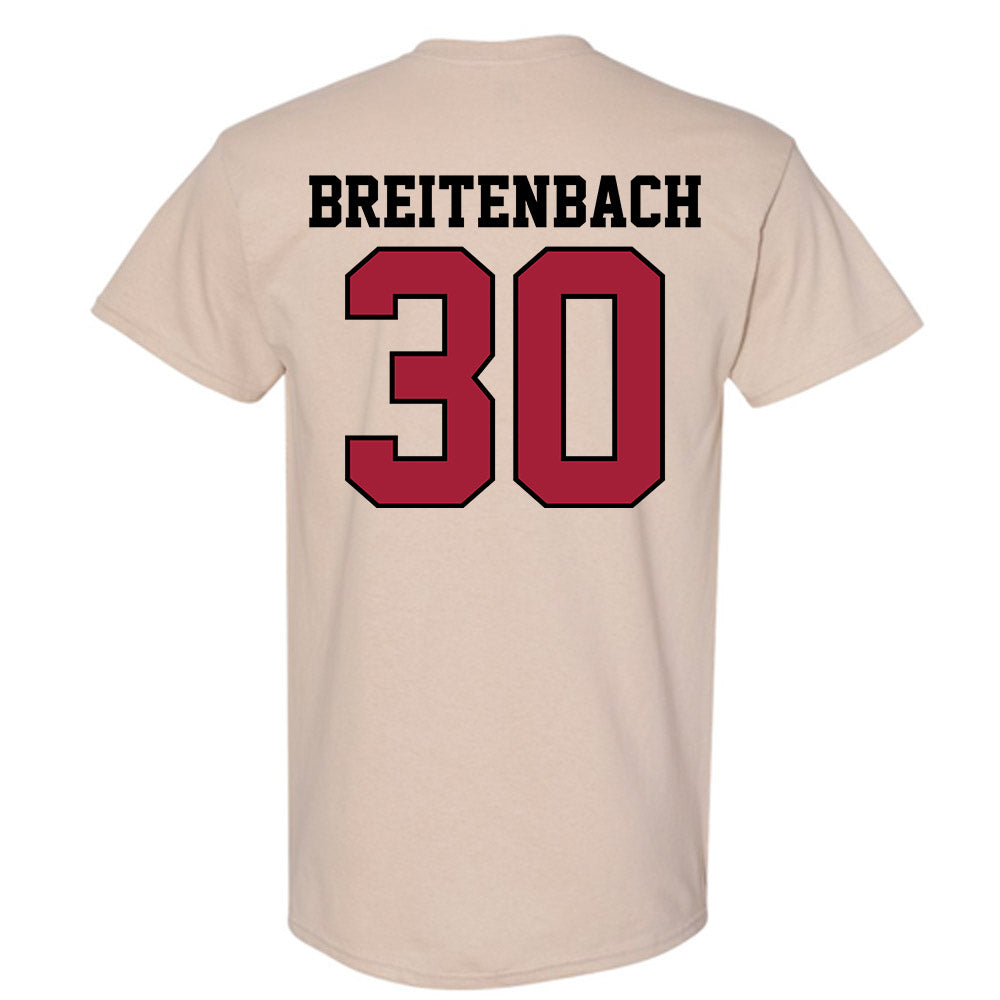 Oklahoma - NCAA Baseball : Finn Breitenbach - Sports Shersey T-Shirt-1