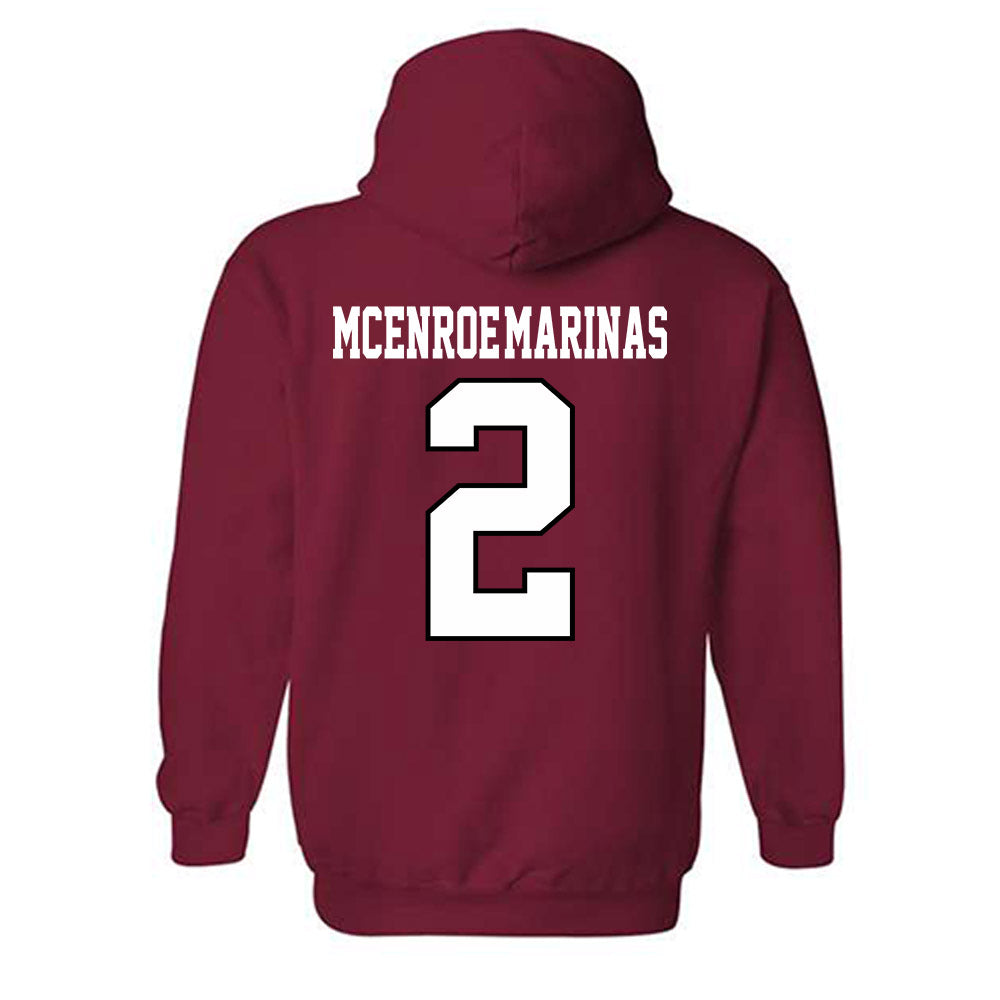 Oklahoma - NCAA Softball : Nelly McEnroe-Marinas - Sports Shersey Hooded Sweatshirt-1