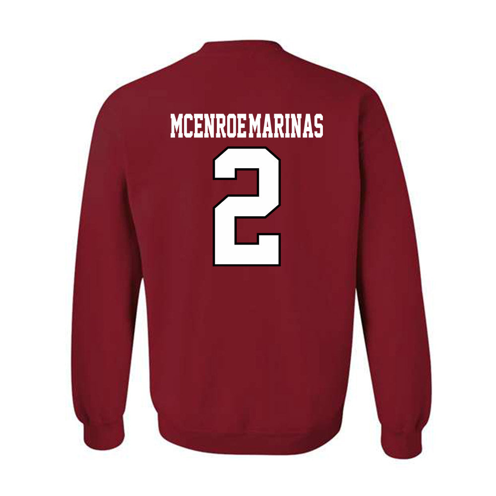Oklahoma - NCAA Softball : Nelly McEnroe-Marinas - Sports Shersey Crewneck Sweatshirt-1