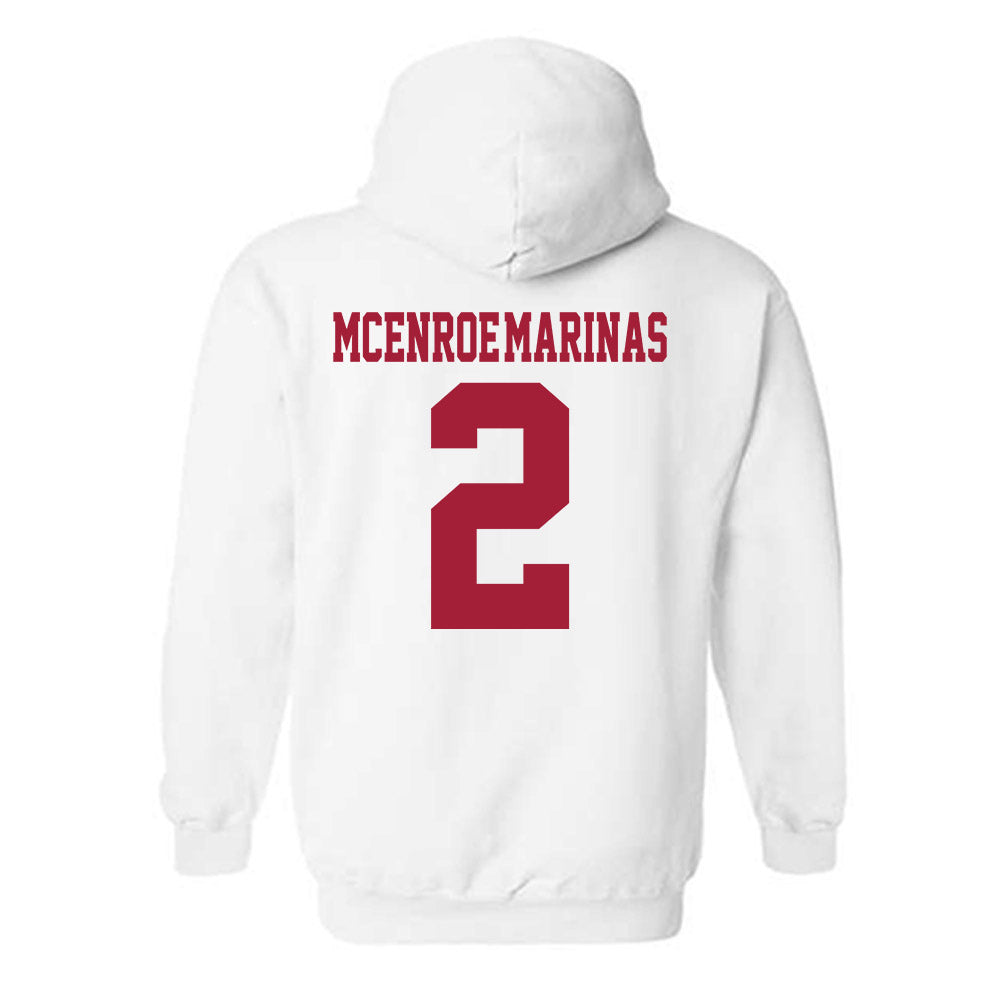 Oklahoma - NCAA Softball : Nelly McEnroe-Marinas - Sports Shersey Hooded Sweatshirt-1