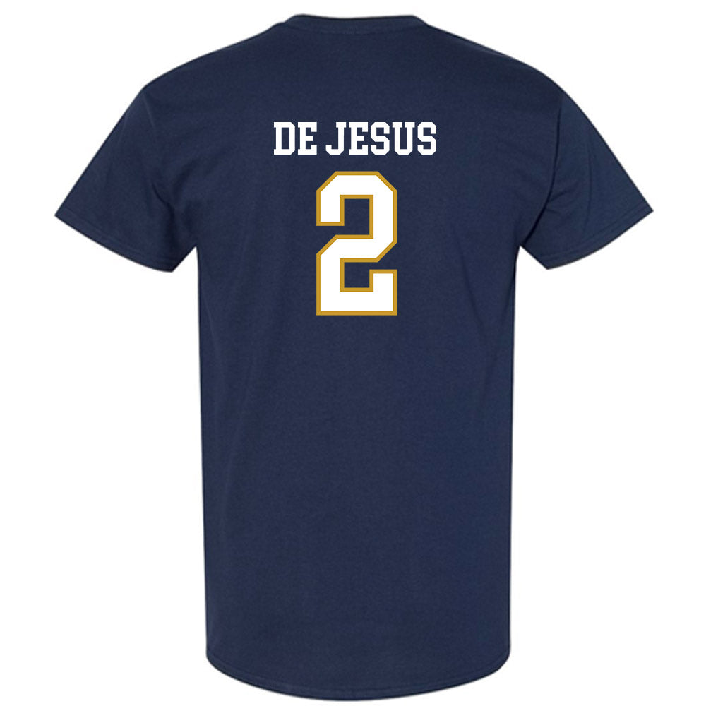 Notre Dame - NCAA Women's Basketball : Vanessa de Jesus - Sports Shersey T-Shirt-1