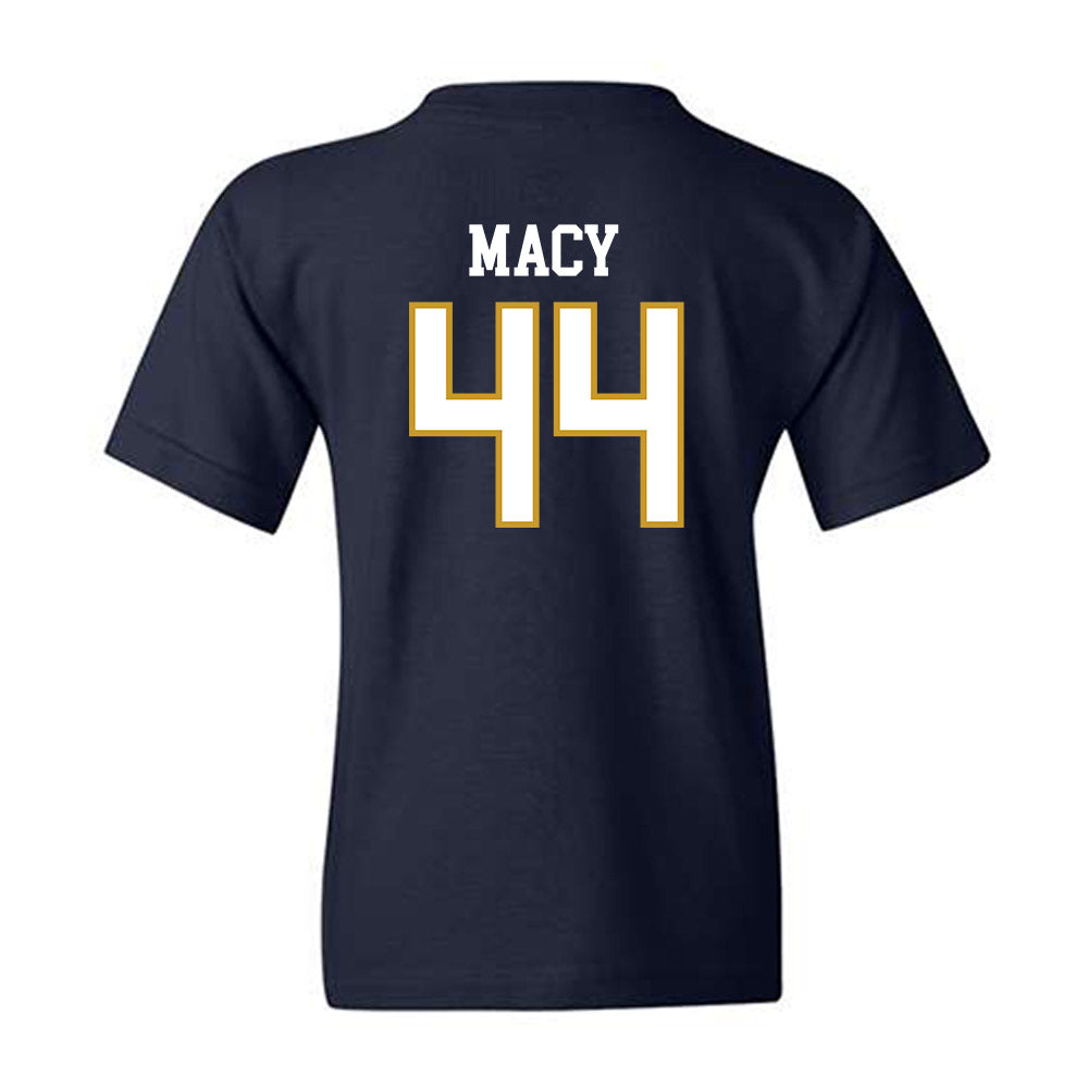 Notre Dame - NCAA Women's Basketball : Leah Macy - Sports Shersey Youth T-Shirt-1