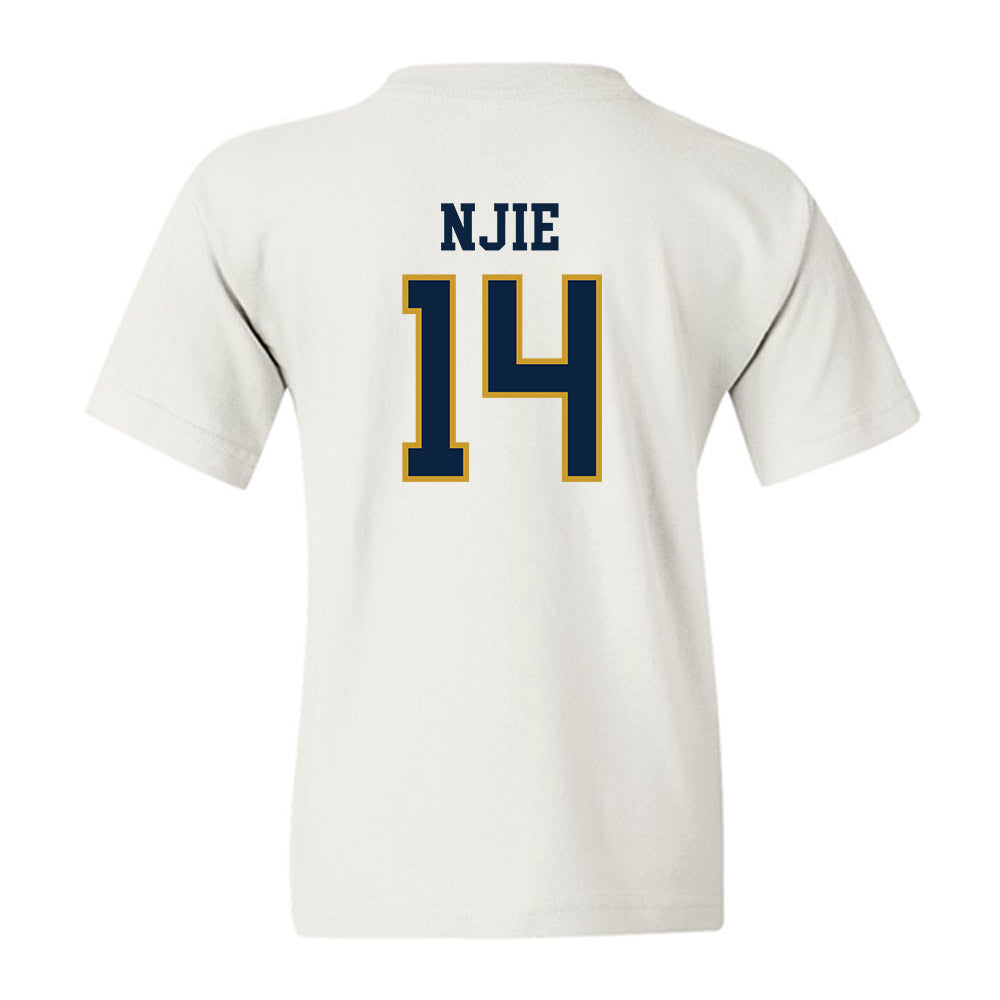 Notre Dame - NCAA Men's Basketball : Kebba Njie - Sports Shersey Youth T-Shirt-1