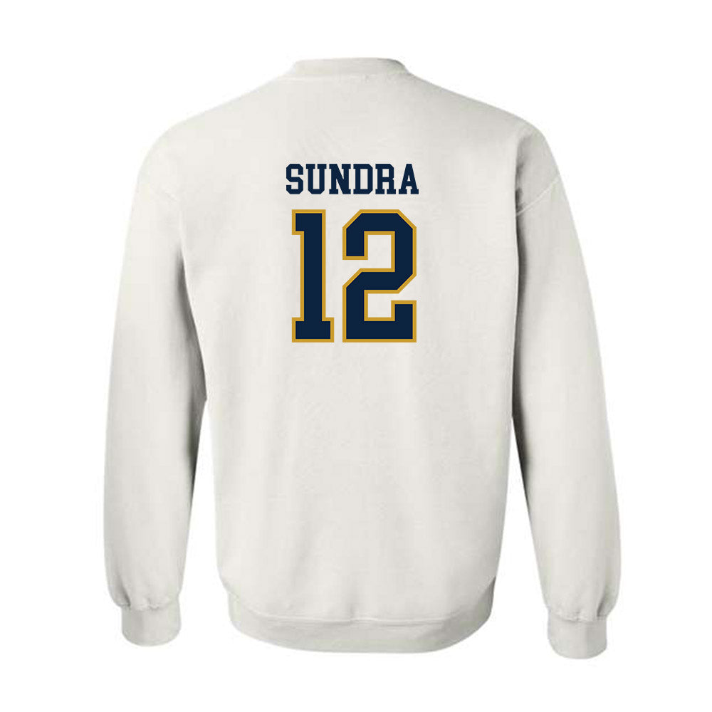 Notre Dame - NCAA Men's Basketball : Garrett Sundra - Sports Shersey Crewneck Sweatshirt-1
