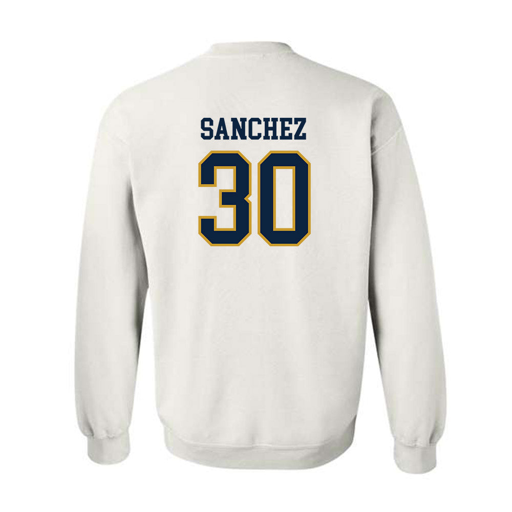 Notre Dame - NCAA Women's Basketball : Gisela Sanchez - Sports Shersey Crewneck Sweatshirt-1