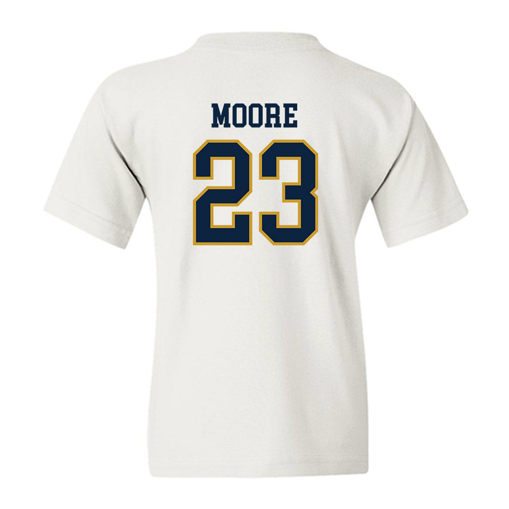 Notre Dame - NCAA Women's Basketball : Iyana Moore - Sports Shersey Youth T-Shirt-1