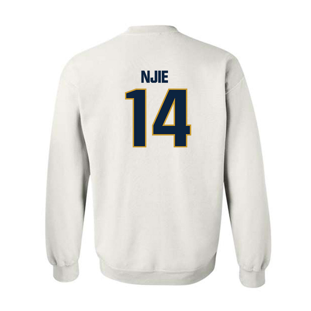 Notre Dame - NCAA Men's Basketball : Kebba Njie - Sports Shersey Crewneck Sweatshirt-1