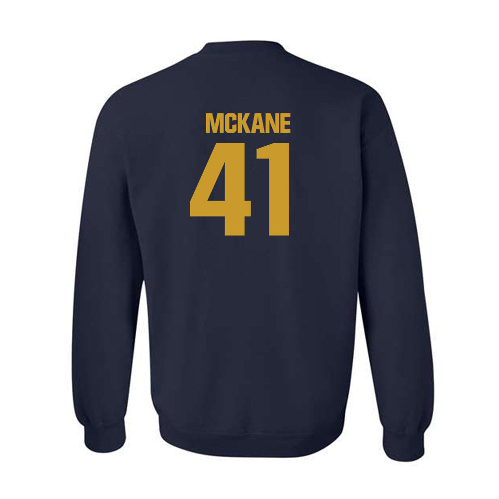 Notre Dame - NCAA Men's Lacrosse : Matt McKane - Sports Shersey Crewneck Sweatshirt-1