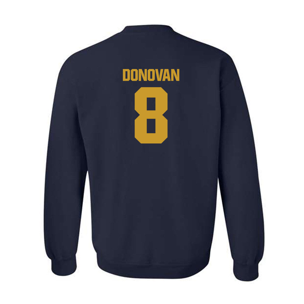 Notre Dame - NCAA Men's Lacrosse : Andrew Donovan - Sports Shersey Crewneck Sweatshirt-1