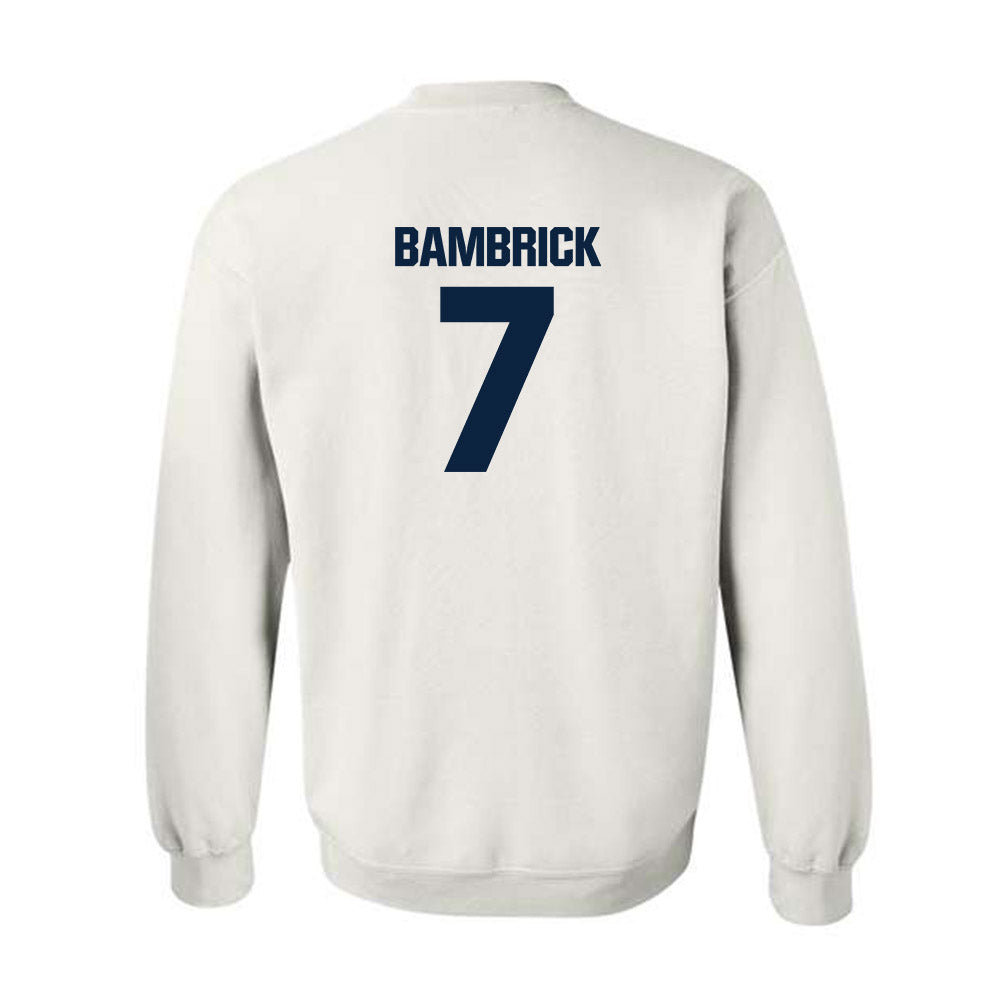 Notre Dame - NCAA Men's Lacrosse : Joey Bambrick - Sports Shersey Crewneck Sweatshirt-1
