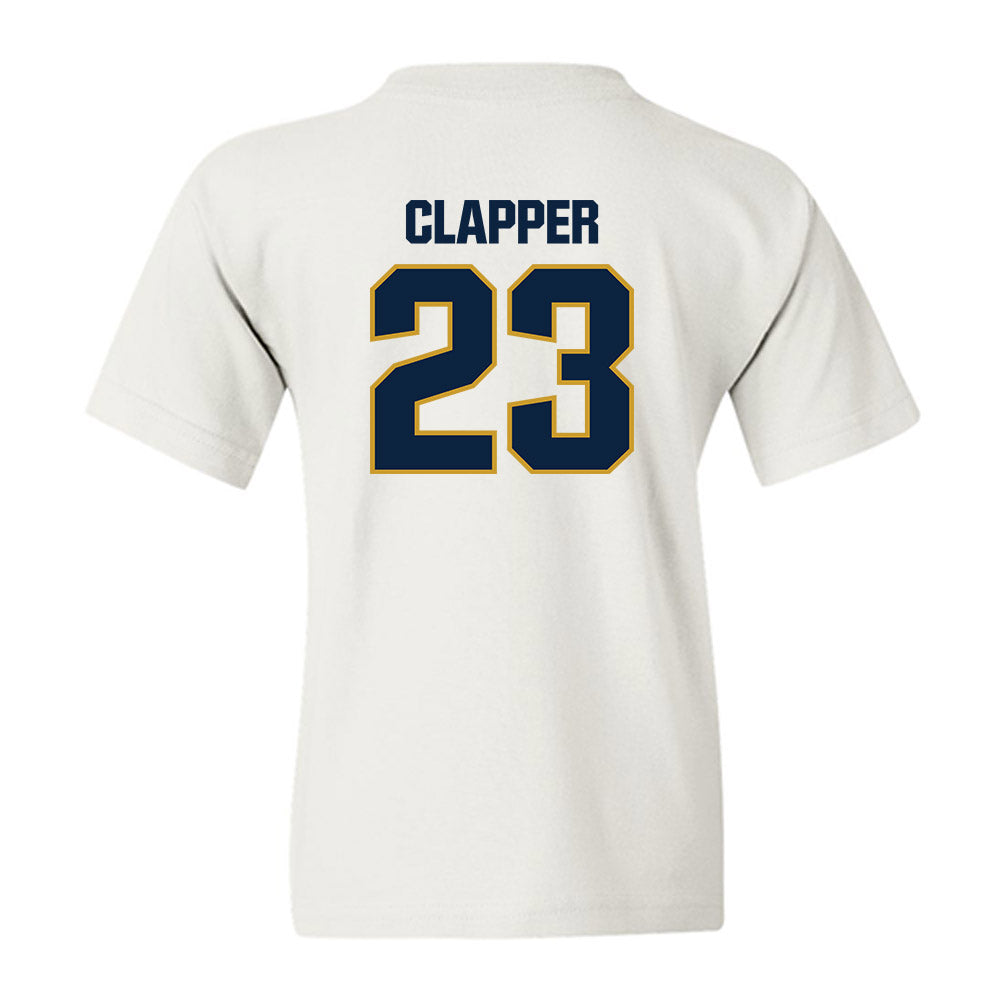 Notre Dame - NCAA Football : Jakobe Clapper - Sports Shersey Youth T-Shirt-1