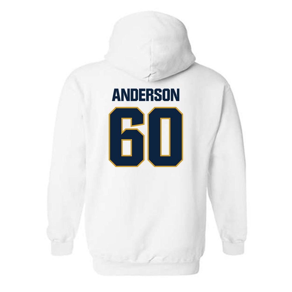 Notre Dame - NCAA Football : Max Anderson - Sports Shersey Hooded Sweatshirt-1