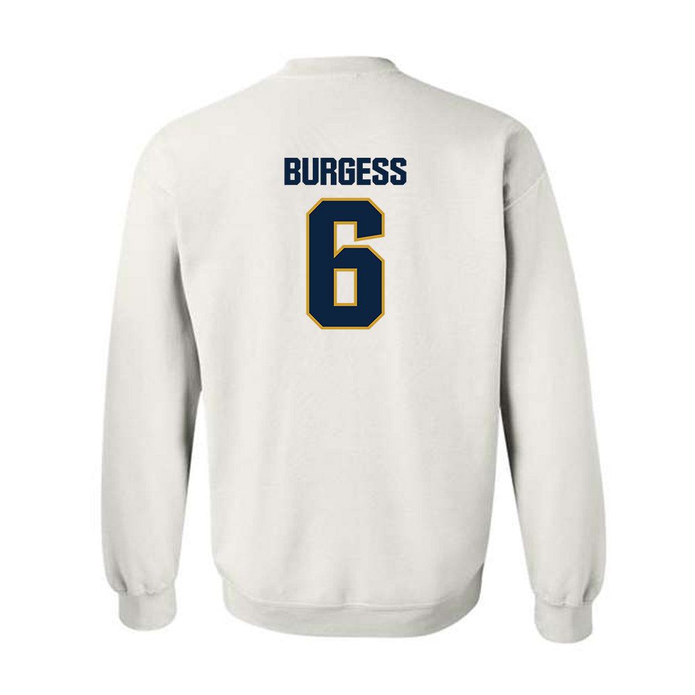 Notre Dame - NCAA Football : Christopher Burgess - Sports Shersey Crewneck Sweatshirt-1
