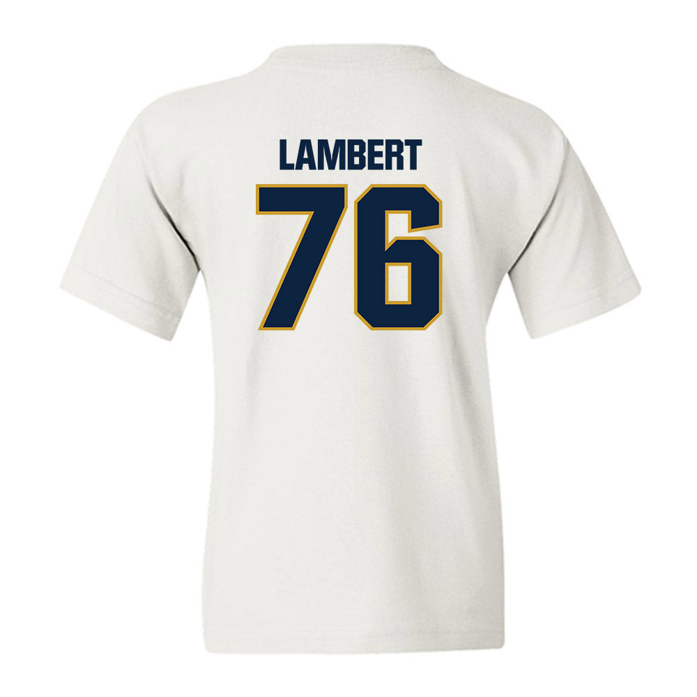 Notre Dame - NCAA Football : Guerby Lambert - Sports Shersey Youth T-Shirt-1