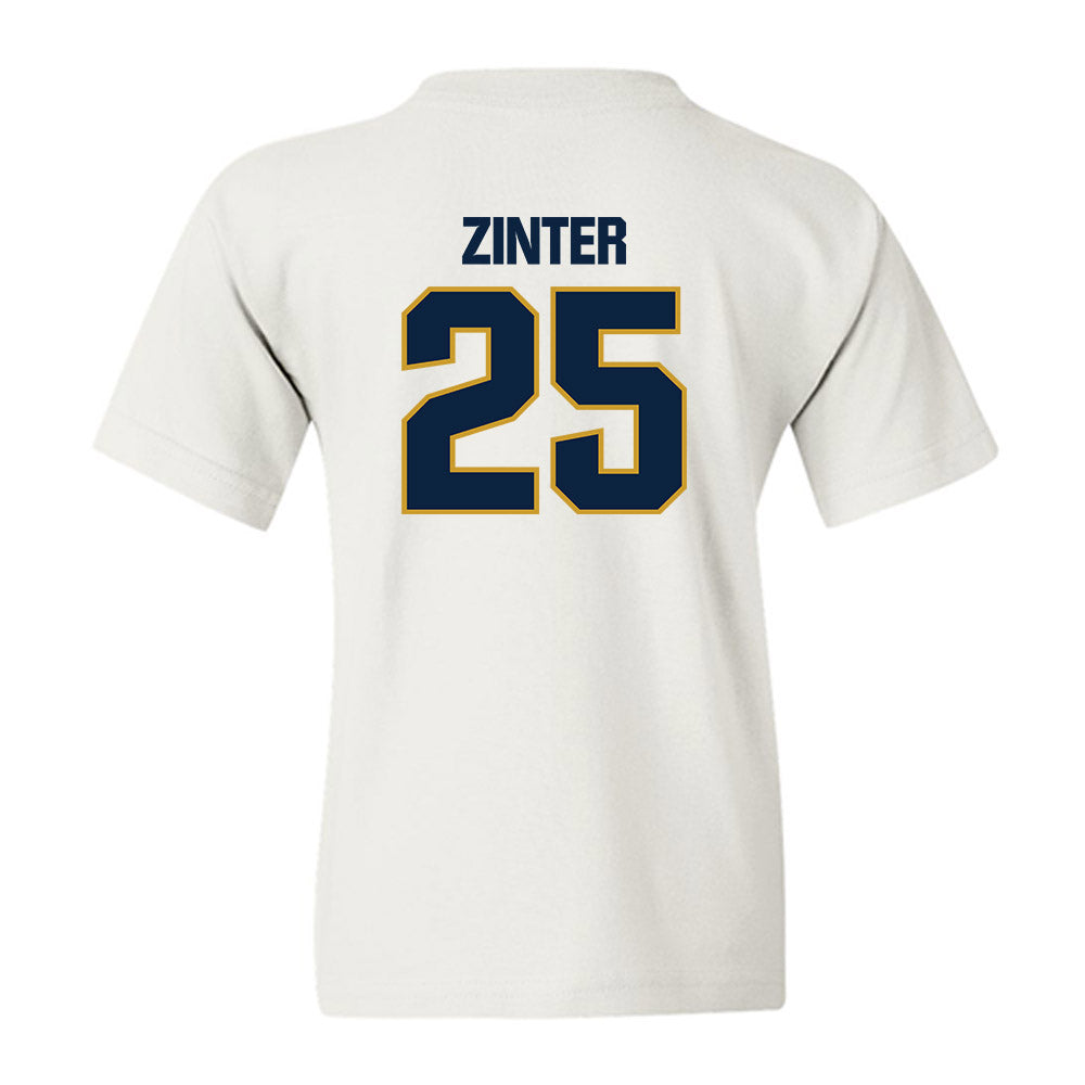 Notre Dame - NCAA Football : Preston Zinter - Sports Shersey Youth T-Shirt-1