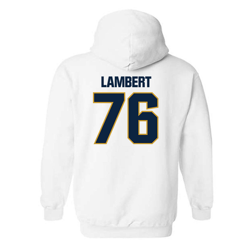 Notre Dame - NCAA Football : Guerby Lambert - Sports Shersey Hooded Sweatshirt-1
