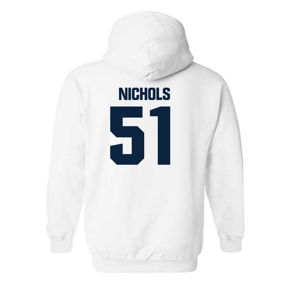 Notre Dame - NCAA Football : Ben Nichols - Sports Shersey Hooded Sweatshirt-1