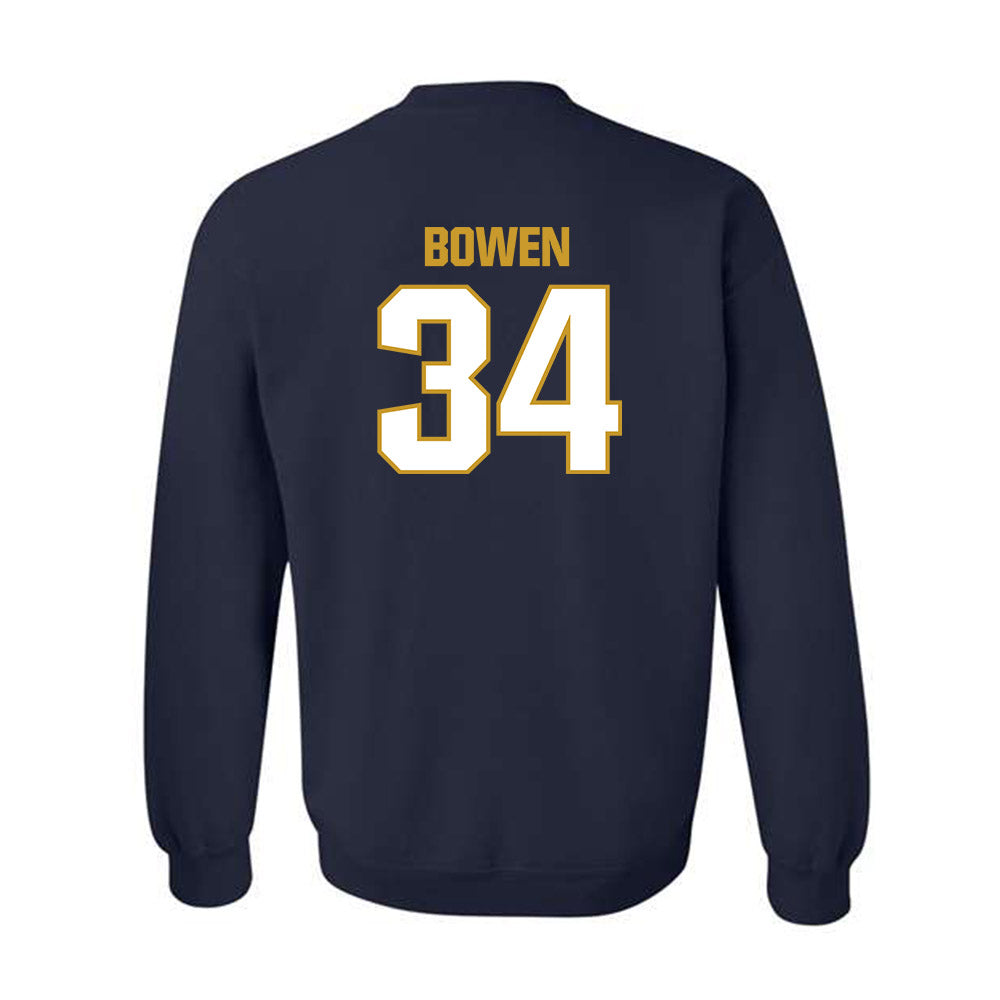 Notre Dame - NCAA Football : Drayk Bowen - Sports Shersey Crewneck Sweatshirt-1