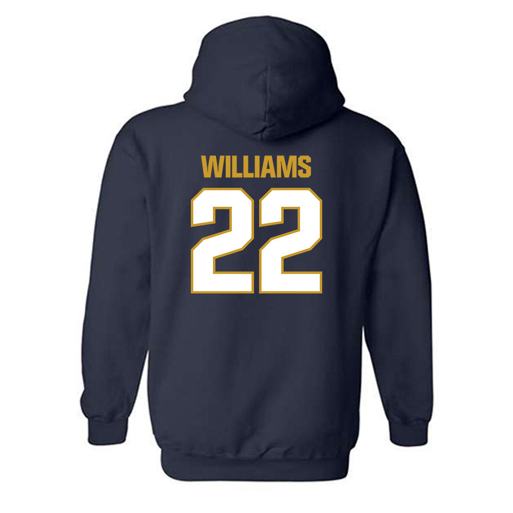 Notre Dame - NCAA Football : Aneyas Williams - Sports Shersey Hooded Sweatshirt-1