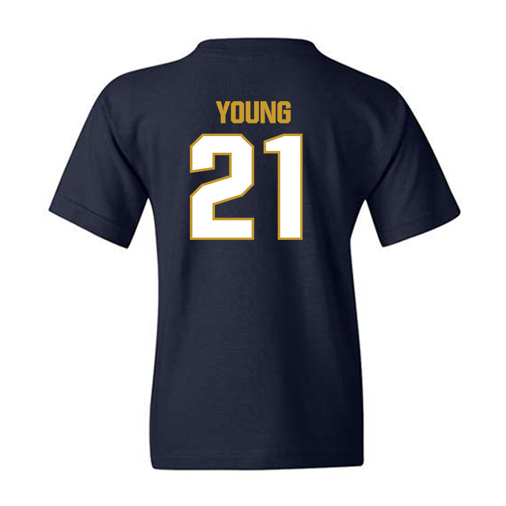 Notre Dame - NCAA Football : Kedren Young - Sports Shersey Youth T-Shirt-1