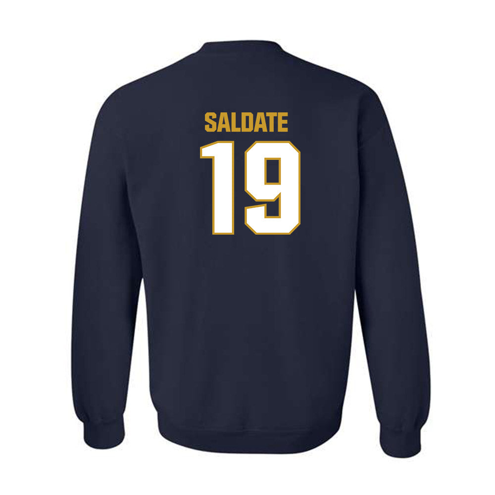 Notre Dame - NCAA Football : Logan Saldate - Sports Shersey Crewneck Sweatshirt-1