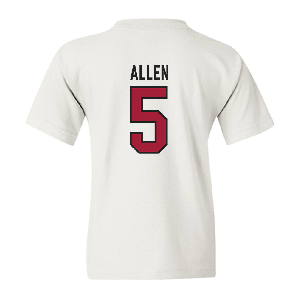Alabama - NCAA Men's Basketball : Amari Allen - Youth T-Shirt-1