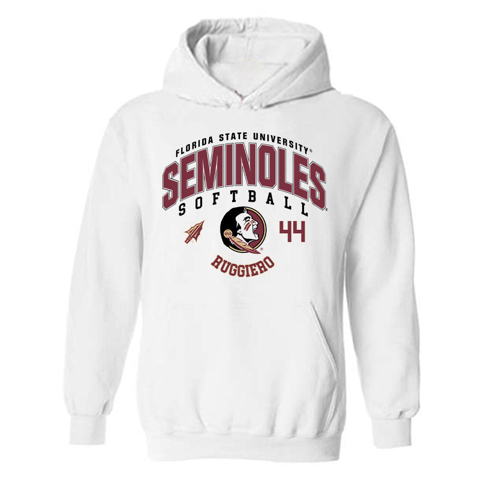 FSU - NCAA Softball : Bella Ruggiero - Fashion Shersey Hooded Sweatshirt-0