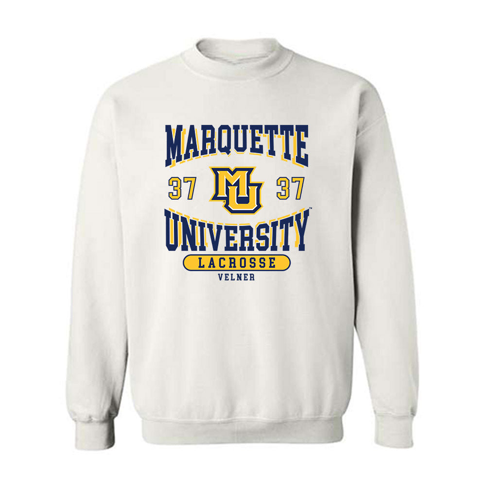 Marquette - NCAA Women's Lacrosse : Mary Velner - Crewneck Sweatshirt Classic Fashion Shersey