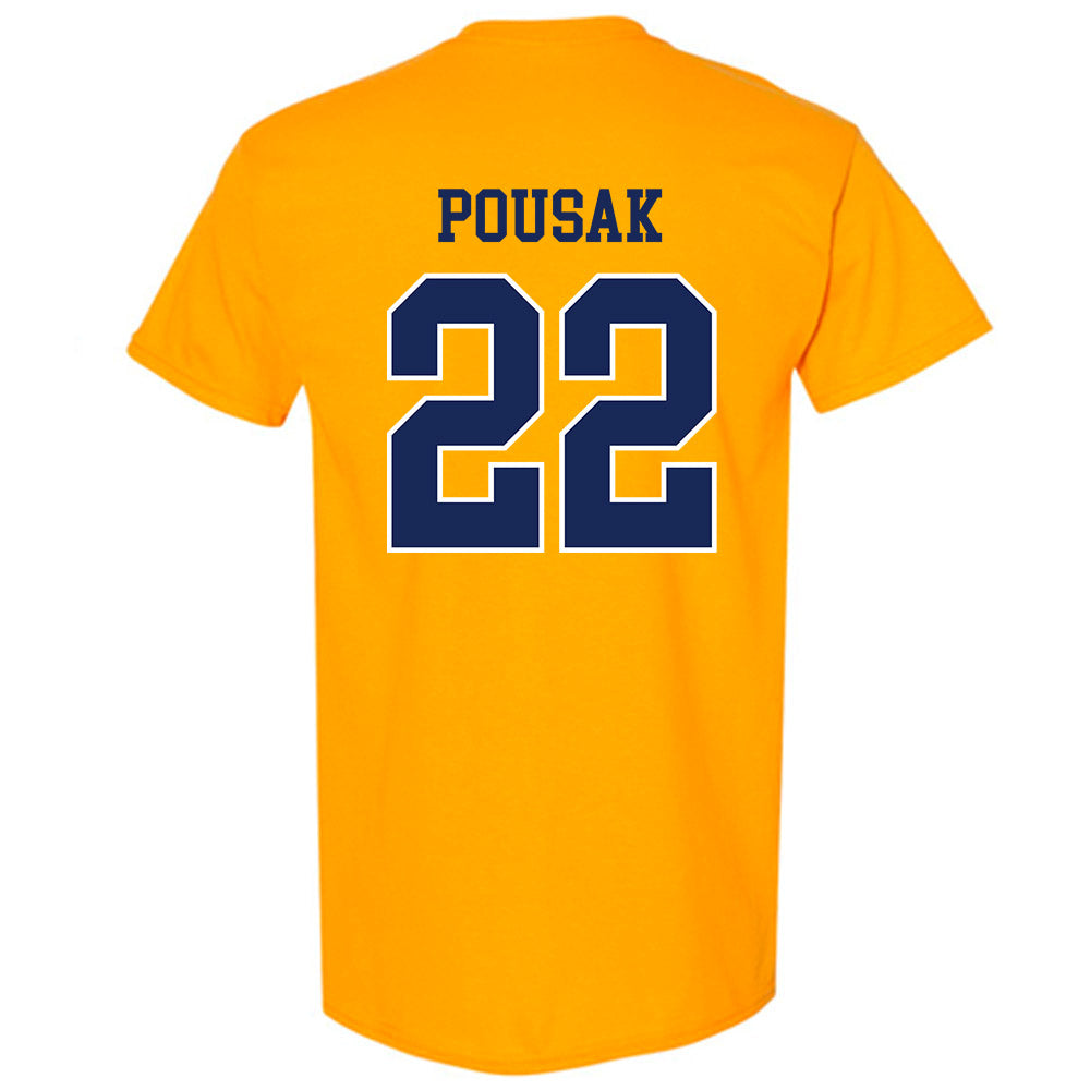 Marquette - NCAA Men's Lacrosse : Ben Pousak - Sports Shersey T-Shirt-1