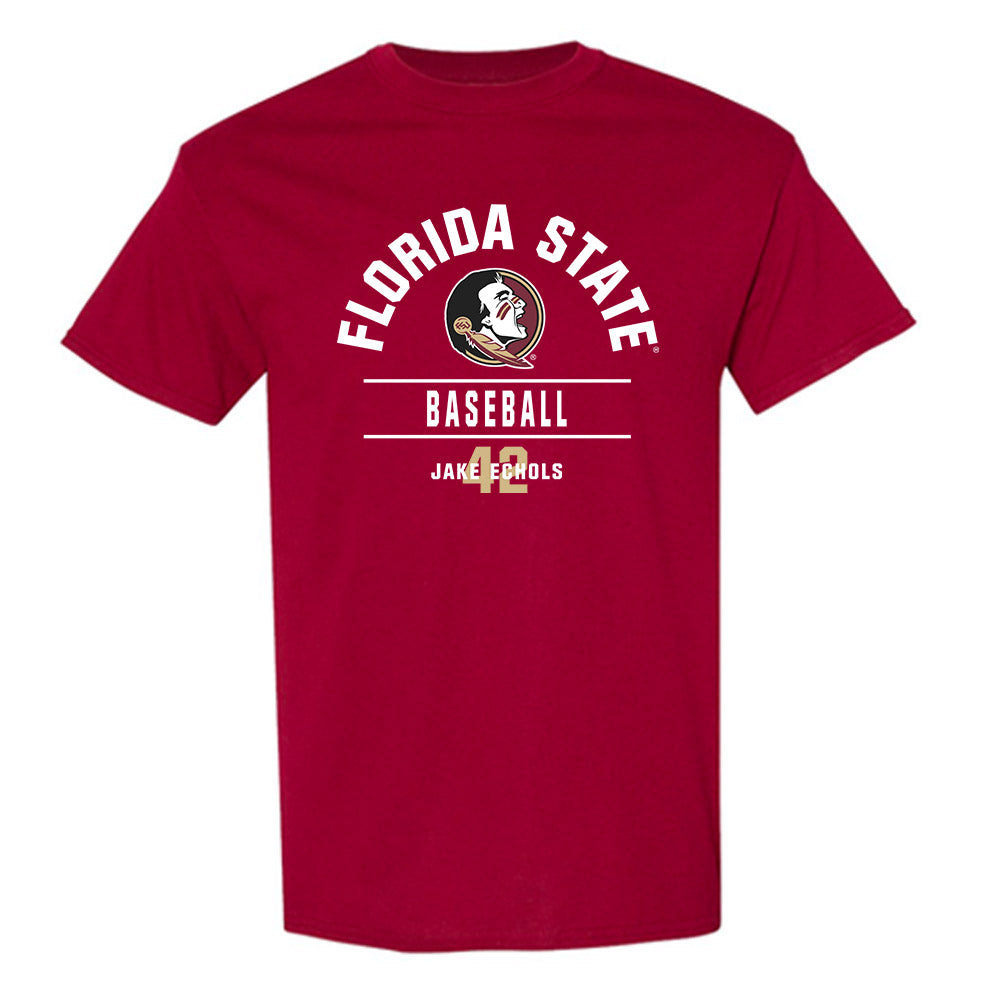 FSU - NCAA Baseball : Jake Echols - Classic Fashion Shersey T-Shirt-0