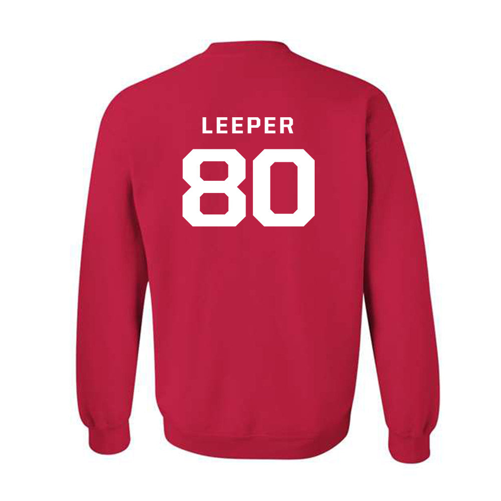New Mexico - NCAA Football : Max Leeper - Classic Fashion Shersey Crewneck Sweatshirt-3